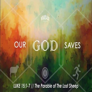 Our godsaves thelostsheep_11.1.15
