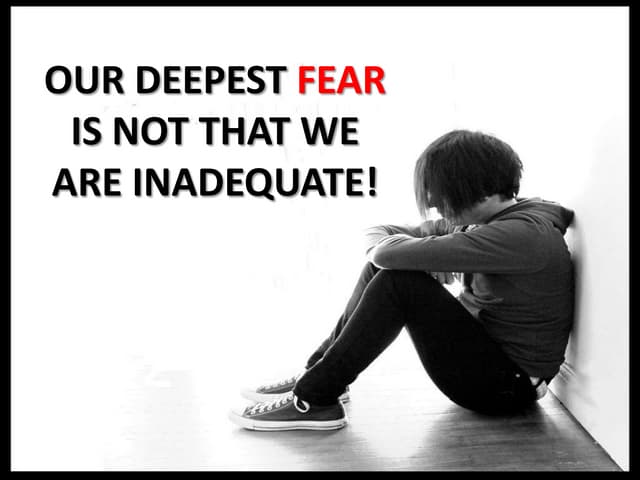 Our Greatest Fear