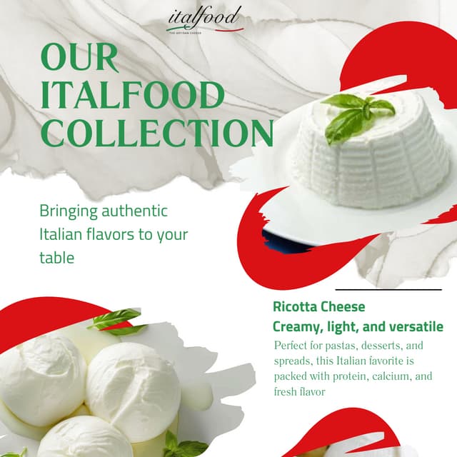 Italfood’s Finest Authentic Italian Cheese Range | PDF