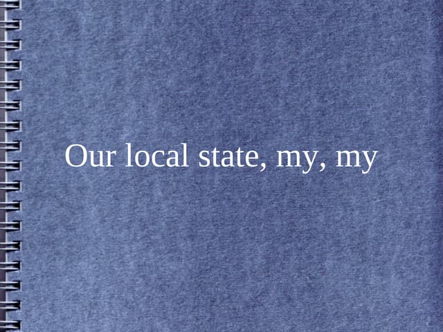 Our local state, my, my - Understanding Perl variables