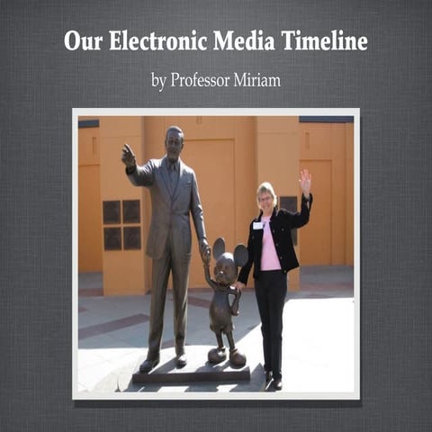 Our Electronic Media Timeline