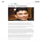 Our Mentors — Dr. Anton Ravindran