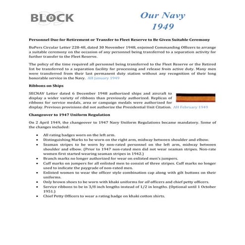 Our navy 1949 | PDF