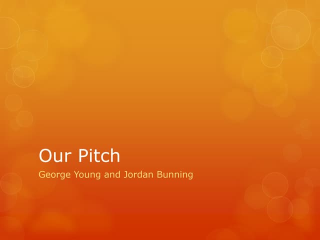 Our pitch Fix