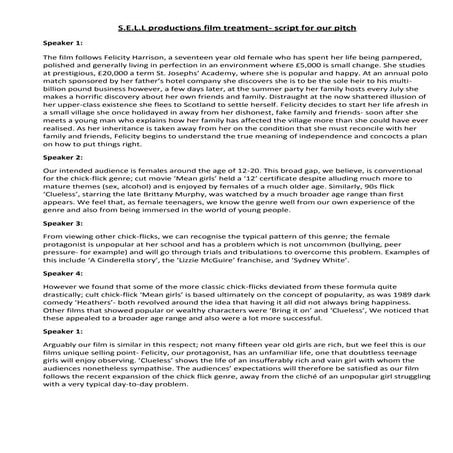 Film treatment draft 3 | DOC