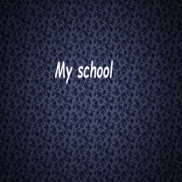 Our school