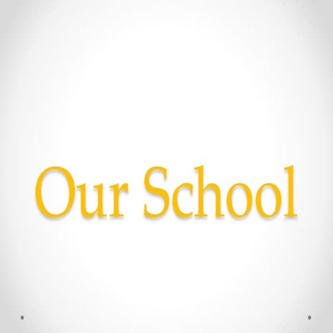 Projekt my school | PPTX