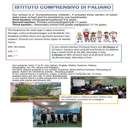 Paliano's School