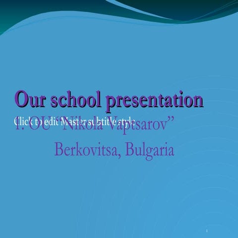 Our school presentation