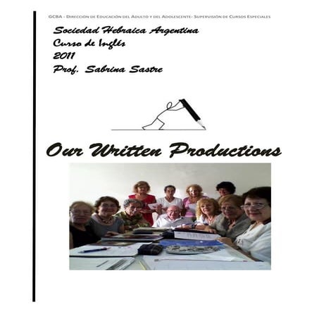 Our written productions hebraica 2012