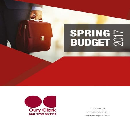 Following Chancellor's Budget on 8 March 2017, Oury Clark have published thei...