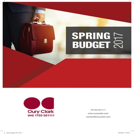 Oury Clark Spring Budget 2017