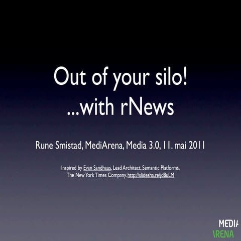 rNews - towards structured data websites