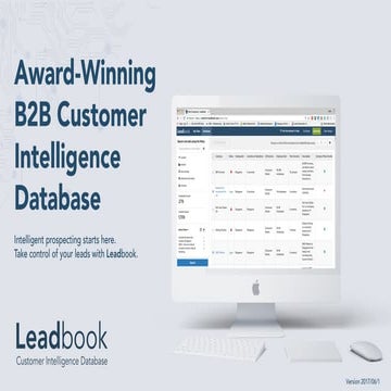 Outbound lead generation pipeline, perfected with Leadbook