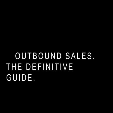 Outbound marketing
