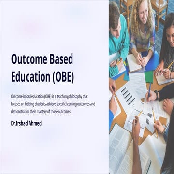 Basic concept of Outcome-Based-Education-OBE and Key Features