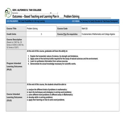 Rvc Developmental Math Model Packet 2013