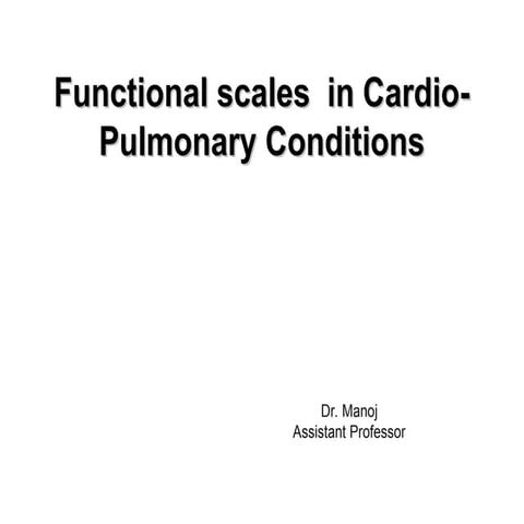 Cardiopulmonary sgrq questionnaire | PPTX