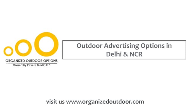Outdoor Advertising Agency In India PPT outdoor-advertising-agency-in-india-ppt