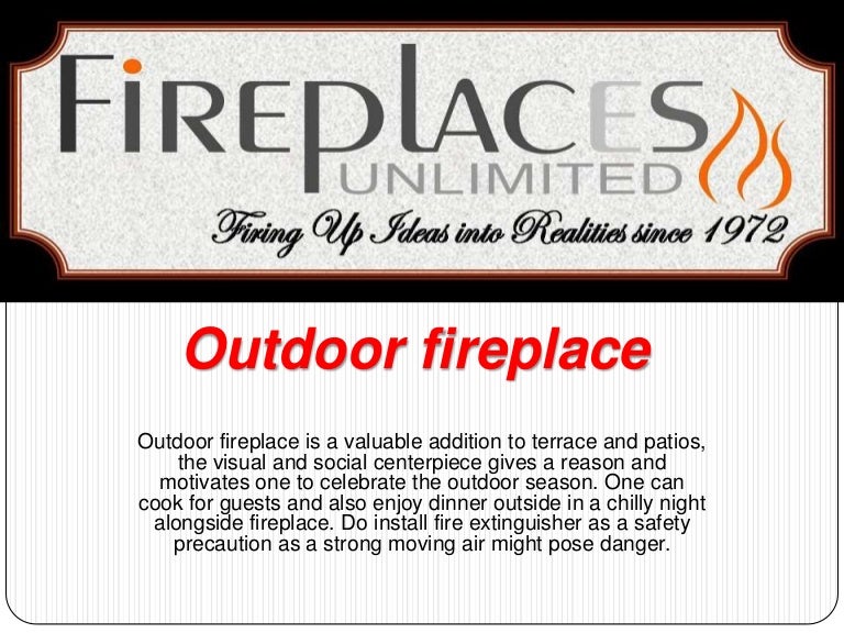 Outdoor Fireplace