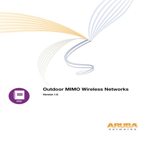 Outdoor MIMO Wireless Networks