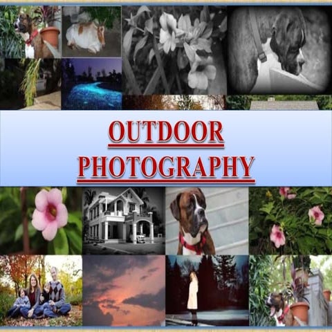 Outdoor photography in architecture 