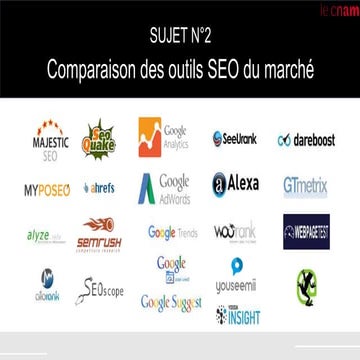 Analyse et comparaison des principaux outils SEO disponible sur le marché