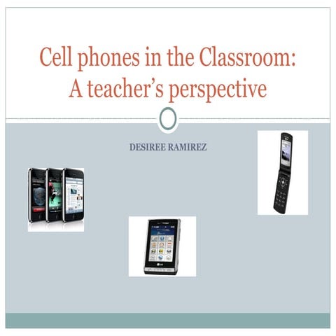 Outline Cellphones In The Classroom