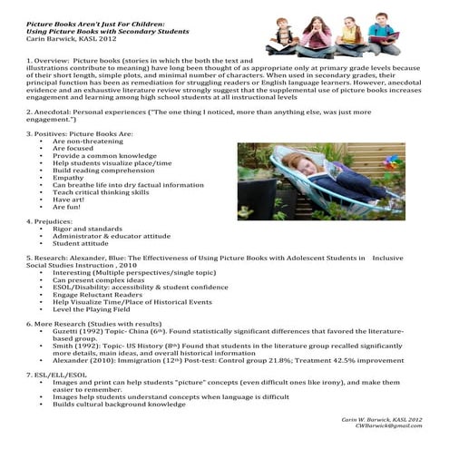 Outline not just for kids