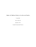 Child obesity essay