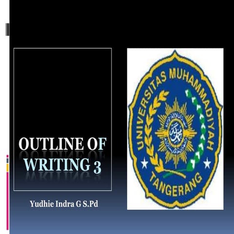 Outline writing 3