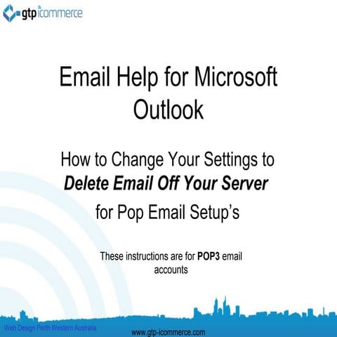 Outlook delete-email-off-server