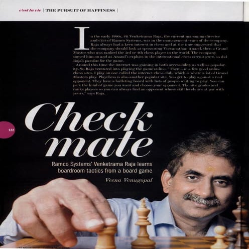 Ramco systems - The Pursuit of Happiness