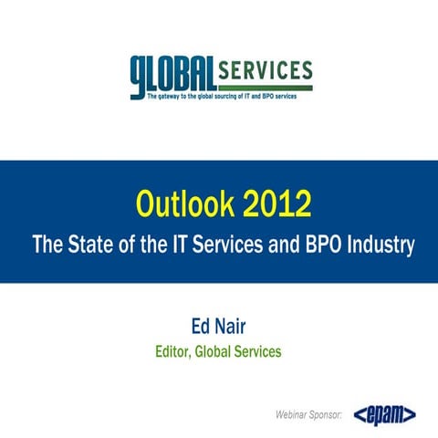 Outlook 2012: The State of the IT Services and BPO Industry