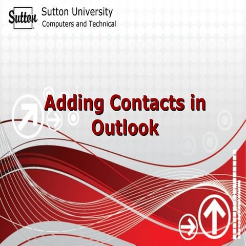 Outlook contact