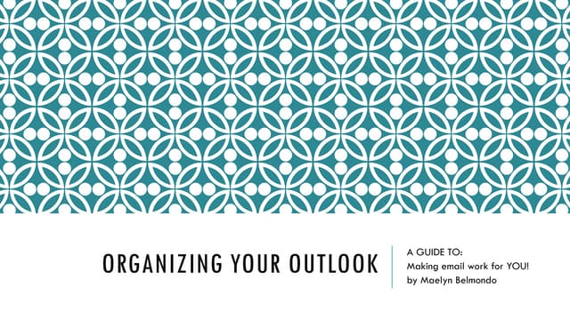 Outlook Organization 