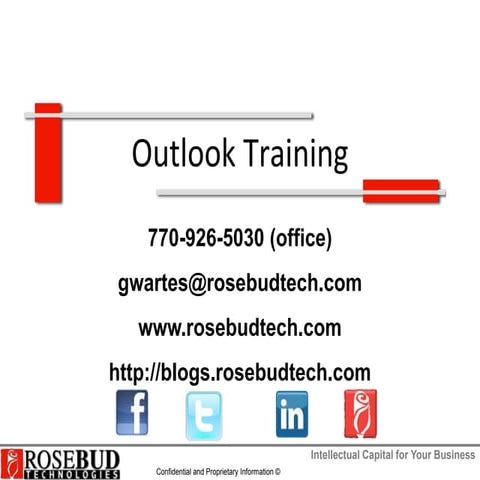 Outlook training slides