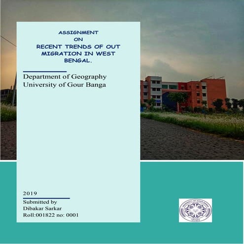 Out migration of west bengal by dibakar final 