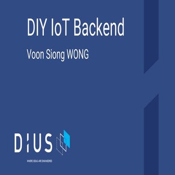 DIY IoT Backend