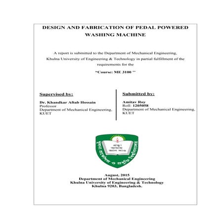 Paddling washing machine Paper