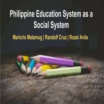 Comparative Education as a Social System