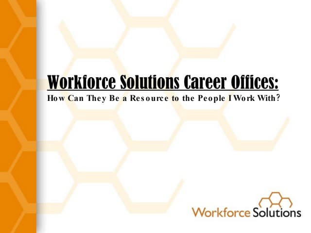 Workforce Solutions Career Offices