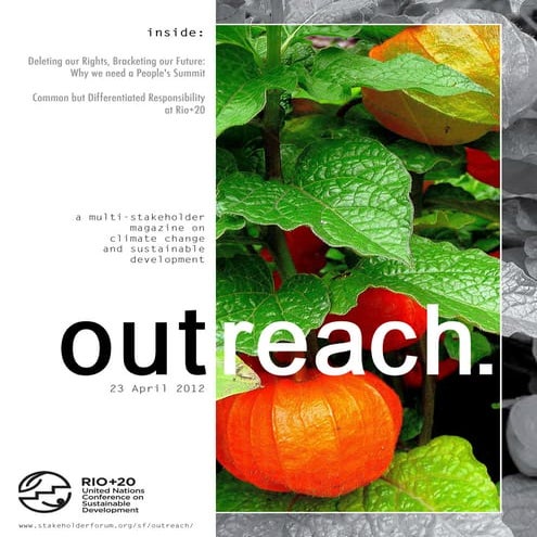Outreach Magazine: Rio+20 April/May meetings Day1