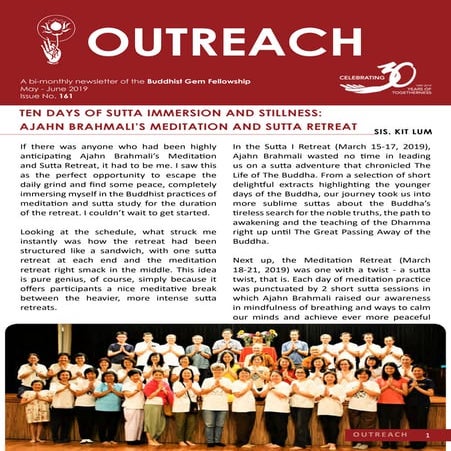 BGF Outreach May & June 2019 | PDF