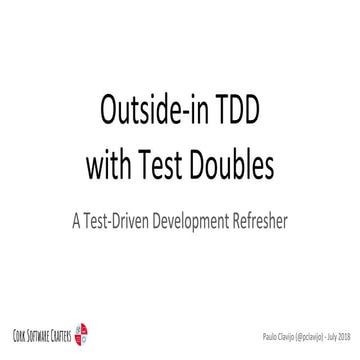 Outside-in TDD with Test Doubles