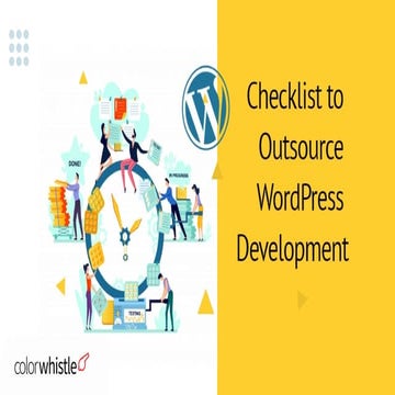 Outsourcing Checklist for WordPress Development