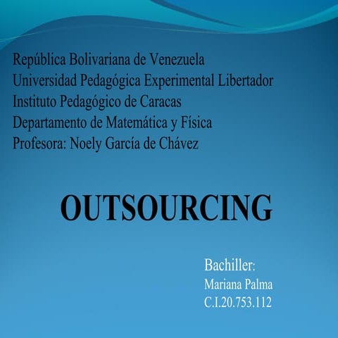Outsourcing