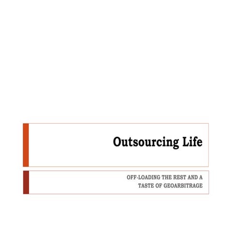INCREASE YOUR PRODUCTIVITY BY OUTSOURCING LIFE