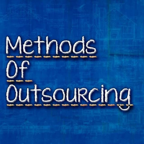 Outsourcing methods ppt