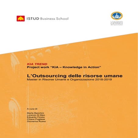 L’Outsourcing delle risorse umane: il talent management